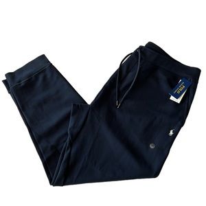 Polo Ralph Lauren Mens Navy Blue Joggers Sweatpants Size 2XL Tall NWT White Pony